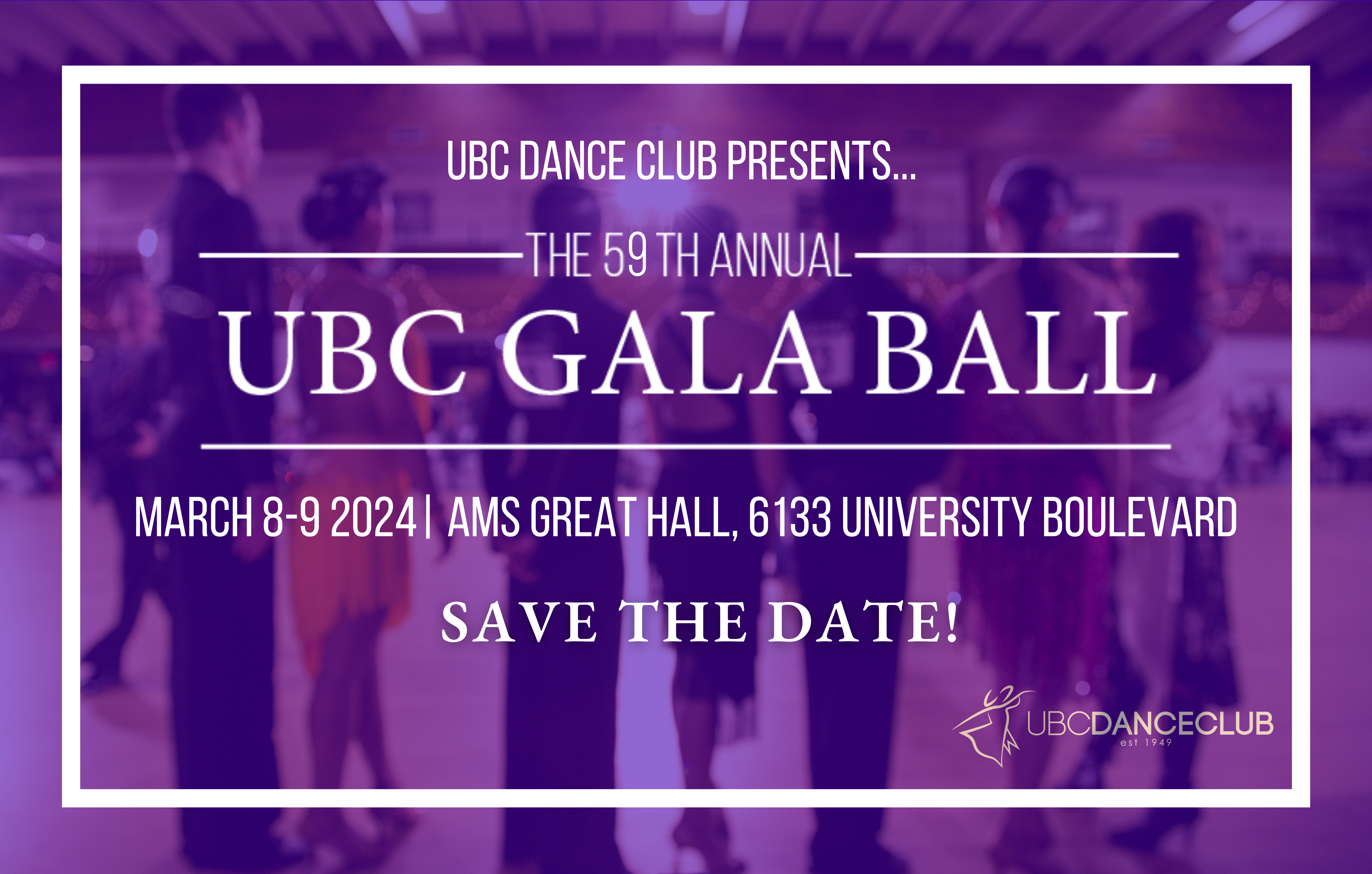UBCDC Gala 2024 Save The Date